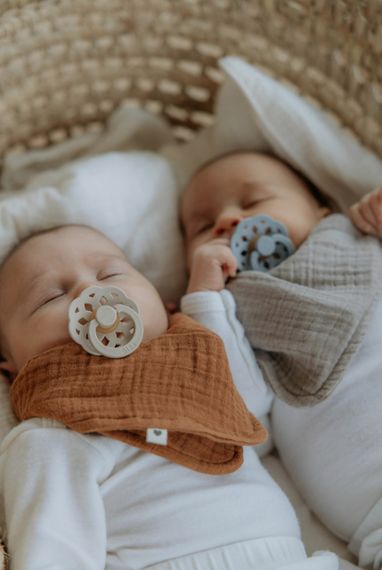 Соска пустушка Bibs 6-18 міс Boheme Vanilla natural rubber кругла | Зображення 2
