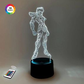 3D светильник ночник с пультом "Айория Лео" 3DTOYSLAMP
