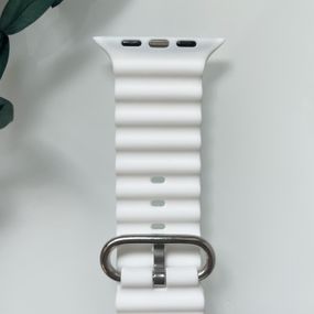 Силіконовий ремінець для Smart Watch Ocean Band 42/44/45/49 (Білий)