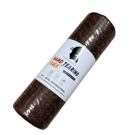 Набор кухоных полотенец многоразовых в рулоне L&M Home Textiles 21473 25х25 см 20 шт шоколадный