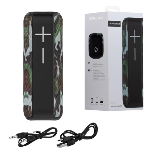 Портативная колонка HOPESTAR P15, Bluetooth, радио, PowerBank, speakerphone, камуфляж | Зображення 4