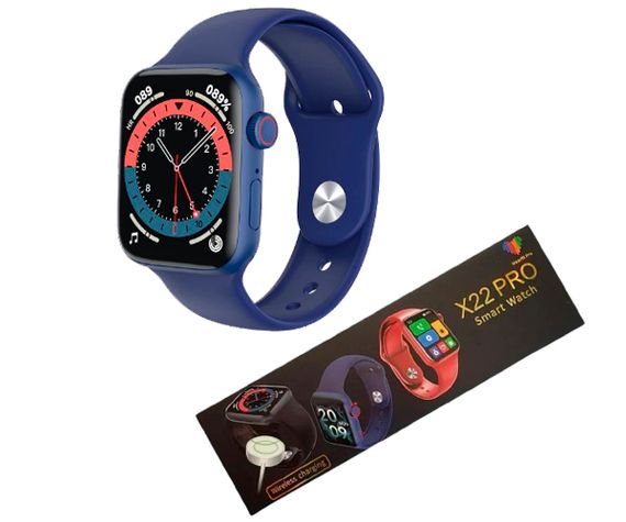 Cмарт Часы XPRo X22 PRO smart watch 1.75" с беспроводной зарядкой синие (X22 PRO_1155) | Зображення 8