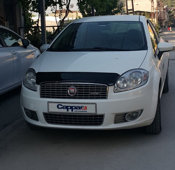 Дефлектор капоту (EuroCap) для Fiat Linea 2006-2018 рр | Зображення 1