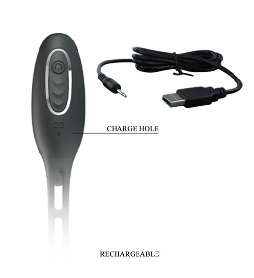 Ерекційне кільце з анальним вібростимулятором Pretty Love VIBRATION PENIS SLEEVE III Sex Aura | Зображення 7