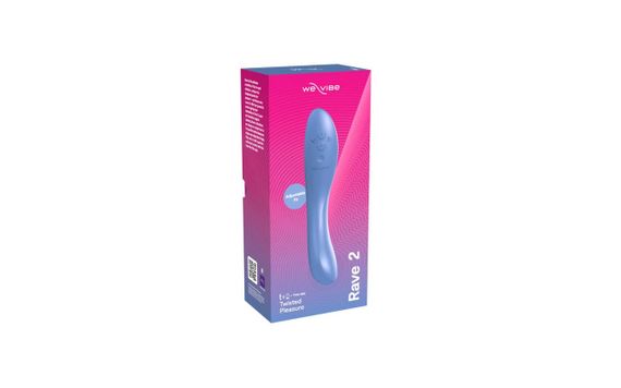 Смарт-вібратор We-Vibe Rave 2 Twisted Pleasure Blue, для точки G та входу в піхву, 2 мотори sexstyle | Зображення 7