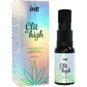 Збуджувальний гель для клітора Intt Clit Me On High Cannabis Oil 15 мл, сильна стимуляція Sex Aura