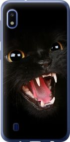 Чехол на Samsung Galaxy A10 2019 A105F Чёрная кошка "932u-1671-17620"