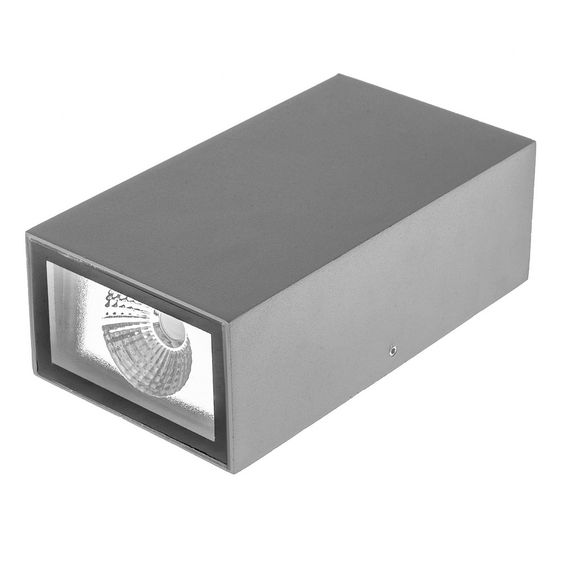 Подсветка LED фасадная IP65 AL-220/2х3W NW COB GY | Зображення 3