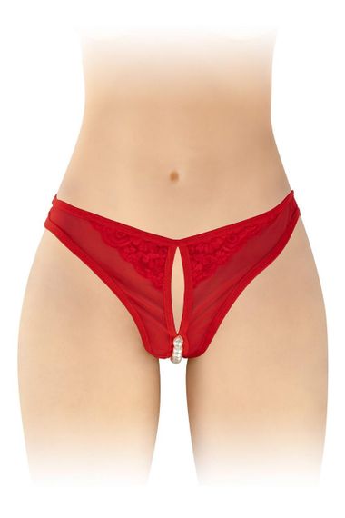 Трусики з перлинами і доступом Fashion Secret Sophie Red Sex Aura