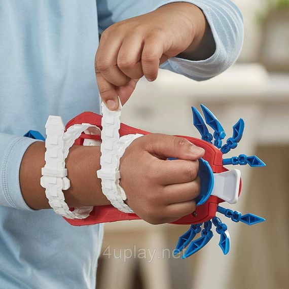 Бластер Нерф Перчатка Человек Паук Marvel Mech Strike Mechasaurs Spider-Man Arachno Blaster Hasbro | Зображення 4