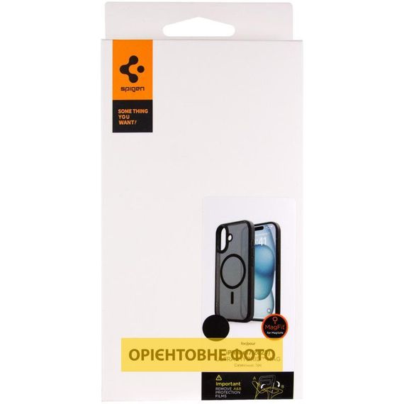 Чохол SGP Black Matte (MagFit) для Apple iPhone 17 (6.3") Black | Зображення 1