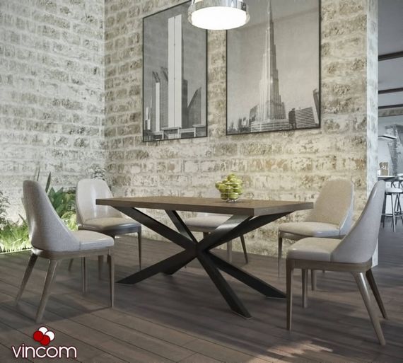 Стол обеденный Metall-Design Икс 7501600800 | Зображення 1