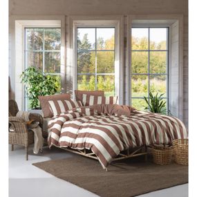 Постільна білизна Limasso Stonewashed Ligne Epaisse 200 х 220 см Brown
