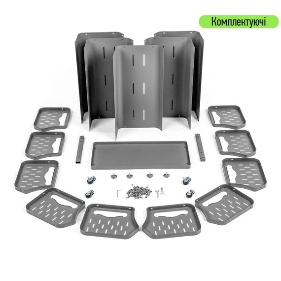 Стелаж універсальний для зберігання п'ятиярусний 60*30*123см SW-00002261 | Зображення 7