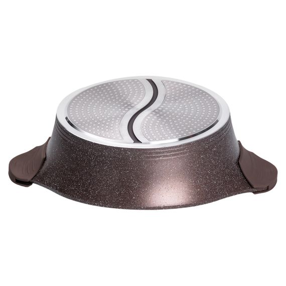 Алюмінієва каструля Ø 30 см, мармурове антипригарне покриття, кавовий MGC HP-4-413CO | Зображення 2