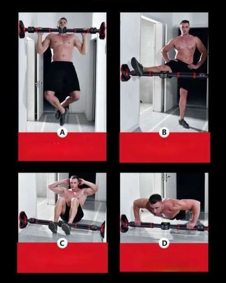 Турник раздвижной для подтягивания (TYRNIK-1) (+кольца) | Зображення 2