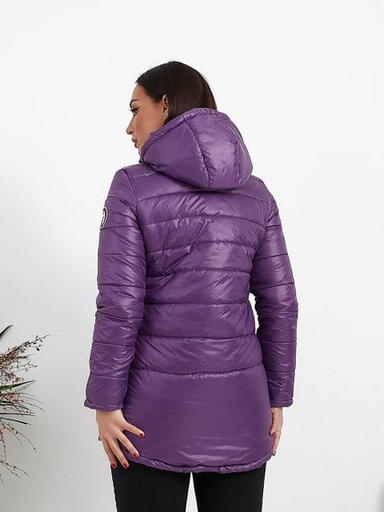 Елегантна жіноча парка, арт. 300, фіолетовий | Зображення 1