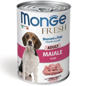 Корм Monge Dog Fresh Maiale вологий зі свининою для дорослих собак 400 гр