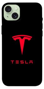 Чохол з картинкою Tesla для Apple iPhone 15 Plus (6.7")
