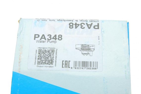 Помпа води Citroen Berlingo Xsara Peugeot Partner 306 309 405 406 1.6 1.8 1.9 87-02 20z B B 6 лоп  PA348 | Зображення 8
