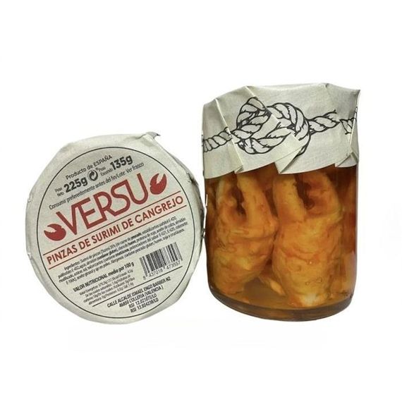 Клішні краба в олії (сурімі) Versu 225 г (скло)