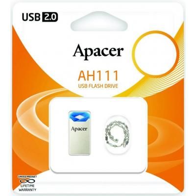 Flash Drive Apacer AH111 64GB (AP64GAH111U-1) Blue (AP64GAH111U-1) | Зображення 5