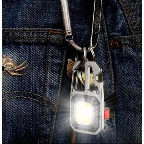 Ліхтар MULTIFUNCTIONAL 5138/KL-535-COB ULTRA(white+yellow+red), multitool, Li-Ion акумулятор, магніт, карабін, викрутка, ЗУ Type-C | Зображення 2