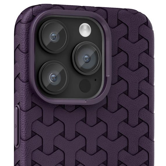 Чохол TPU Weaving для Apple iPhone 16 Pro (6.3") Purple | Зображення 1