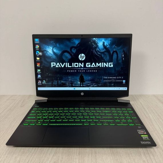 Игровой ноутбук HP Pavilion Gaming 15-ec2004ua / 15.6" (1920x1080) IPS / AMD Ryzen 5 5600H (6 (12) ядер по 3.3 - 4.2 GHz) / 16 GB DDR4 / 512 GB SSD / nVidia GeForce RTX 3050, 4 GB GDDR6, 128-bit / WebCam б/у | Зображення 1