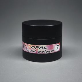Рідкий полігель Мі OPAL #7 темно-рожевий з шимером 20мл (баночка)