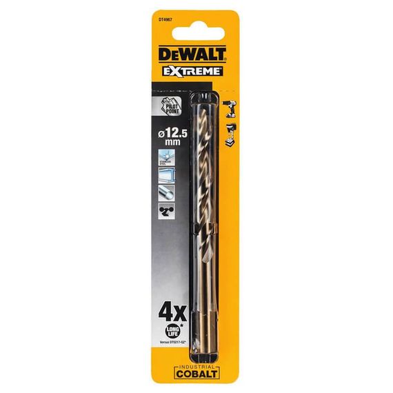 Свердло по металу 12,5мм EXTREME INDUSTRIAL COBALT DeWALT DT4967