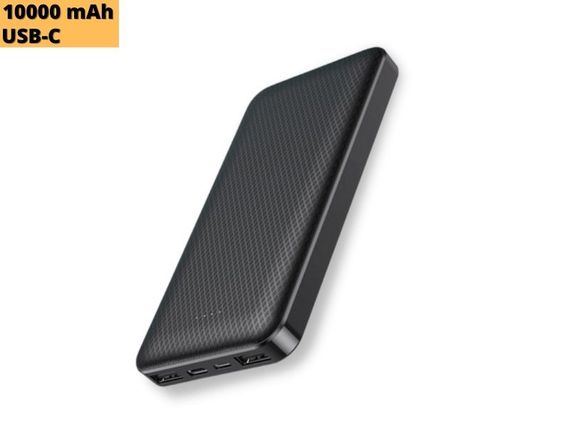 Павербанк зовнішній акумулятор XPRO BJ3 10000 mAh з індикацією заряджання чорний (24122-01) | Зображення 1