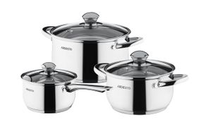 Набор посуды Ardesto Gemini Gourmet Varese, 6 пред.,  нержавеющая сталь (AR1906PS)