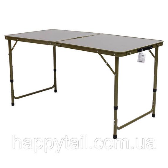 Стол туристический складной 120х60 см + 4 стула набор для кемпинга JY-12060GR Зеленый | Зображення 3