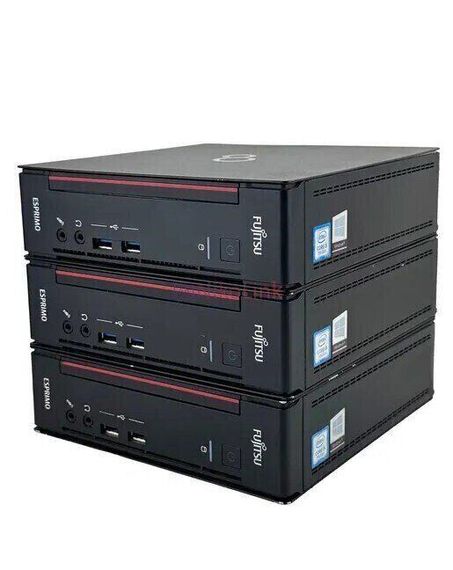 Неттоп Б-клас Fujitsu Esprimo Q556 USFF / Intel Core i5-7400T (4 ядра по 2.4 - 3.0 GHz) / 8 GB DDR4 / 1000 GB SSD / Intel HD Graphics 530 б/в | Зображення 6