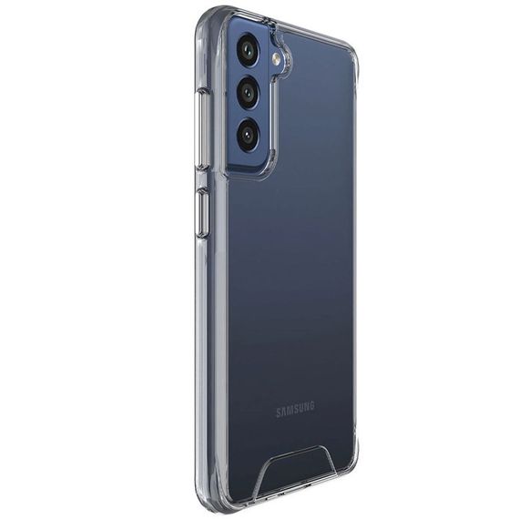 Чехол TPU Space Case transparent для Samsung Galaxy S21 FE Прозрачный | Зображення 1