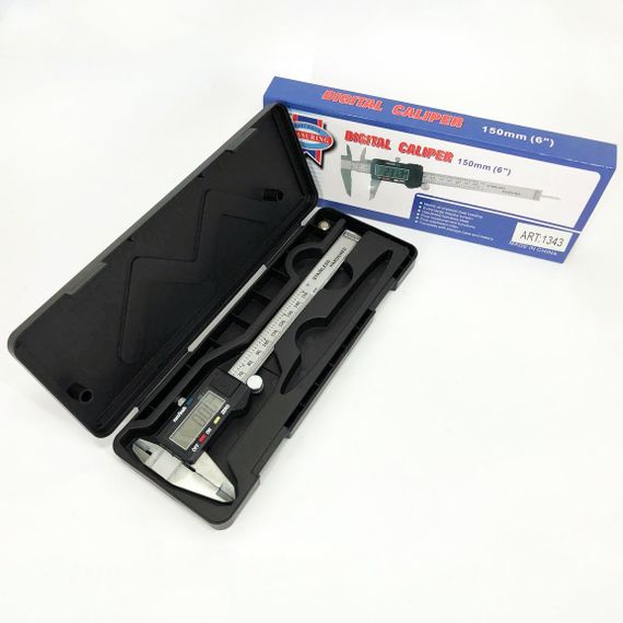 Электронный цифровой Штангенциркуль Digital Caliper 0-150 мм с LCD дисплеем в кейсе NA-163 микрометр | Зображення 2