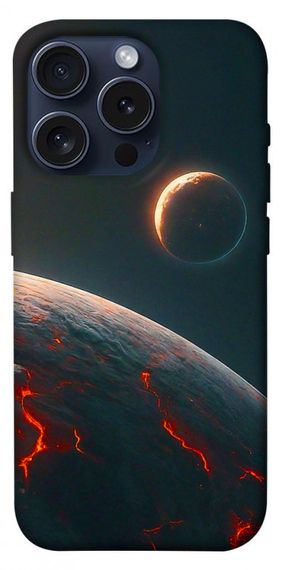 Чохол з картинкою Lava planet для Apple iPhone 15 Pro (6.1")