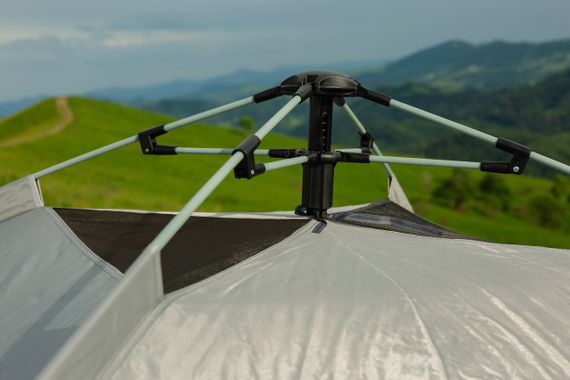 Палатка туристическая 2 человека 200*200*145 см, серый | Зображення 6