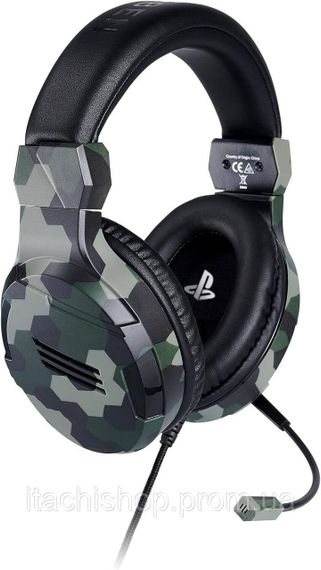 Bigben наушники для ps4 / ps5 sony camo зеленое | Зображення 1