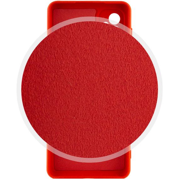 Чехол Silicone Cover Lakshmi Full Camera (AAA) для Samsung Galaxy A24 4G Full camera, Червоний / Red | Зображення 2