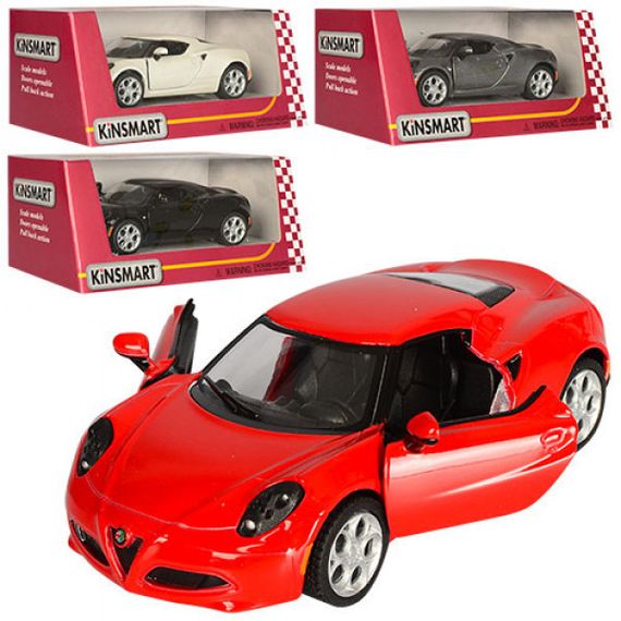 Машинка інертна Kinsmart Alfa Romeo KT-5366-W 12.5 см