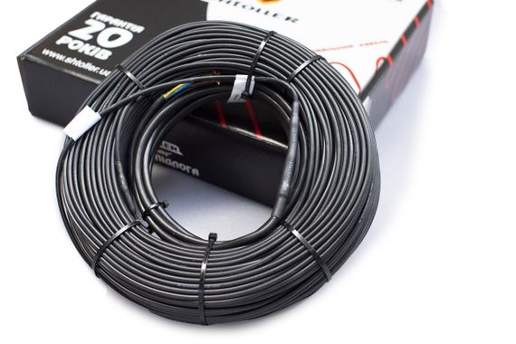 Комплект тепла підлога Shtoller Ecotherm + термостат програмований з Wi-Fi. Нагрівальний кабель універсальний 125 м / 2500 Вт / | Зображення 2