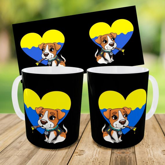 Набор детский Пес Патрон рюкзак 36х27см сумка-бананка,кружка с принтом для мальчика (01571) | Зображення 8