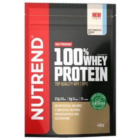 Протеин Nutrend 100% Whey Protein 400 g (white chocolate+coconut)