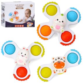 Детский развивающий "Cпинер" B20A, мягкие кнопки, присоска