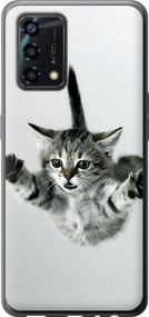 Чехол на Oppo A95 Летящий котёнок "2322u-2345-17620"