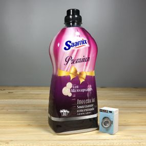 Saamix Premium 60 прань 💗 Концентрований ополіскувач з мікрокапсулами 🌼1.5л