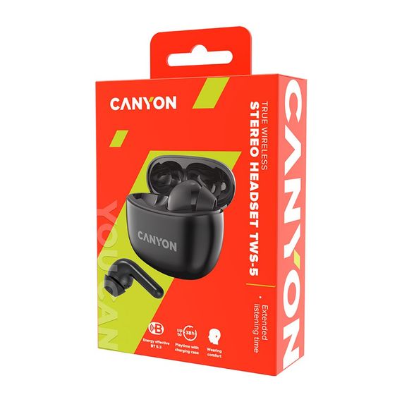 Навушники Canyon TWS-5 Black (CNS-TWS5B) | Зображення 4