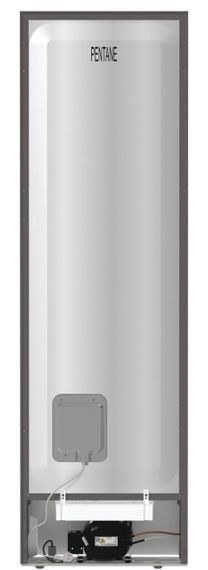 Холодильник з нижньою морозильною камерою Gorenje, 200х60х60см, 2 двері, 235(96)л, А++, Total NF (NRK6202AXL4) | Зображення 9